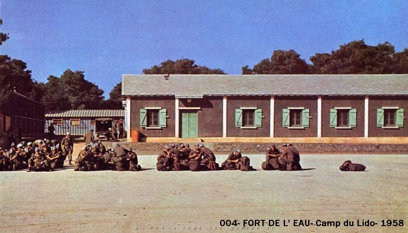 004- Fort de l'eau- camp du Lido- 1958.JPG